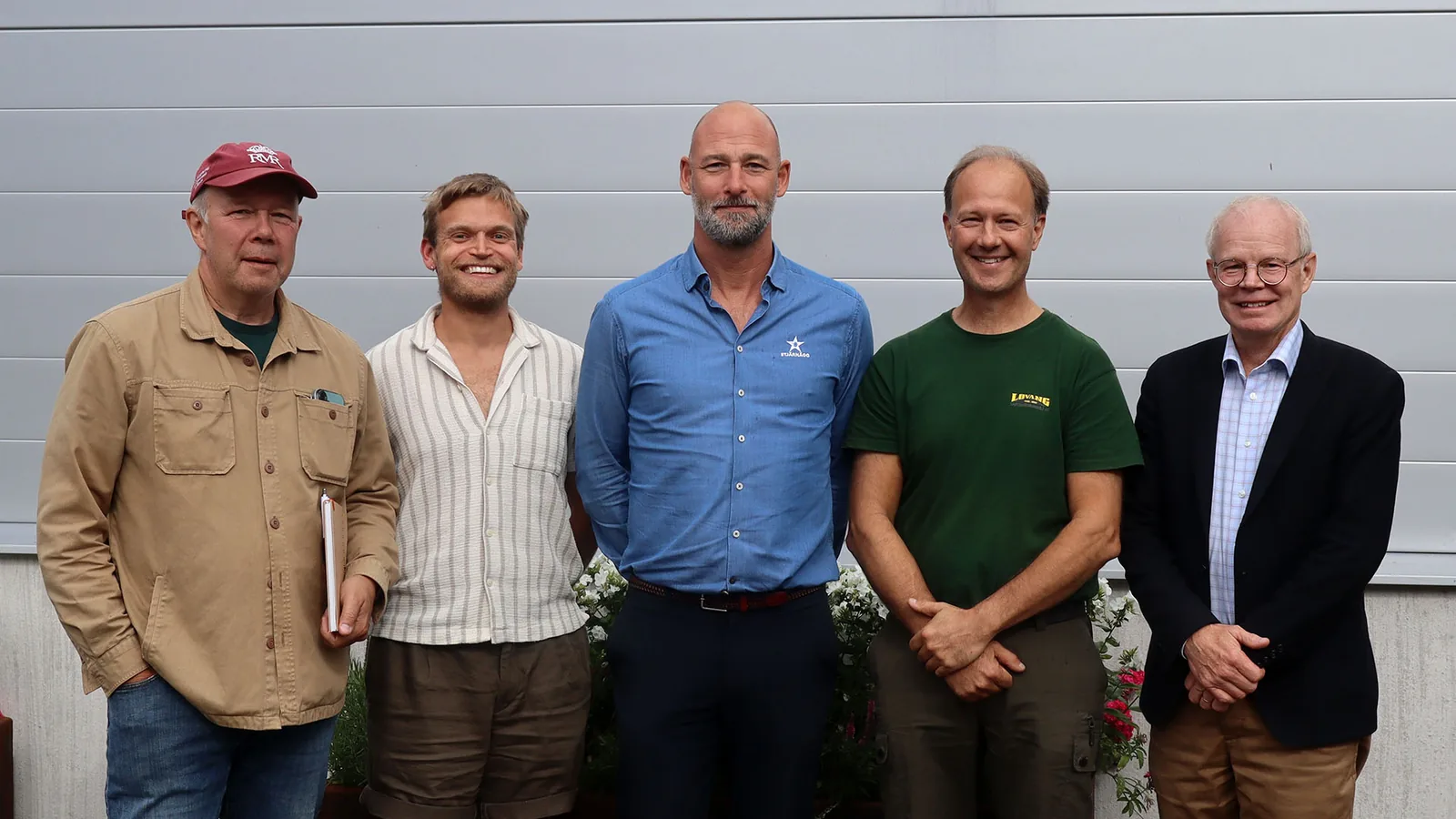 Innovationsgruppen bakom The Hen: Axel Lagerfelt, Johan Larsson Hörkén, Erik Pettersson, Ulrik Lovang och Per Frankelius
